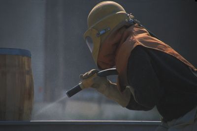 Abrasive Blasting on Metal